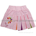 stylish Nova kids clothing pretty flower embroidery girls mini skirt
